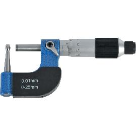 Bügelmessschraube mit gewölbter Messfläche, Mb 0-25 mm Produktbild